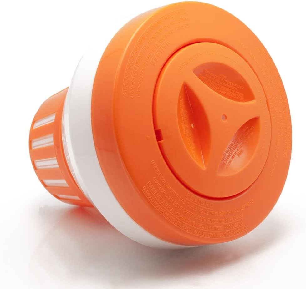 Swimming Pool Chlorine Floater for 3 inch Tablets, Floating Chlorine Dispenser
