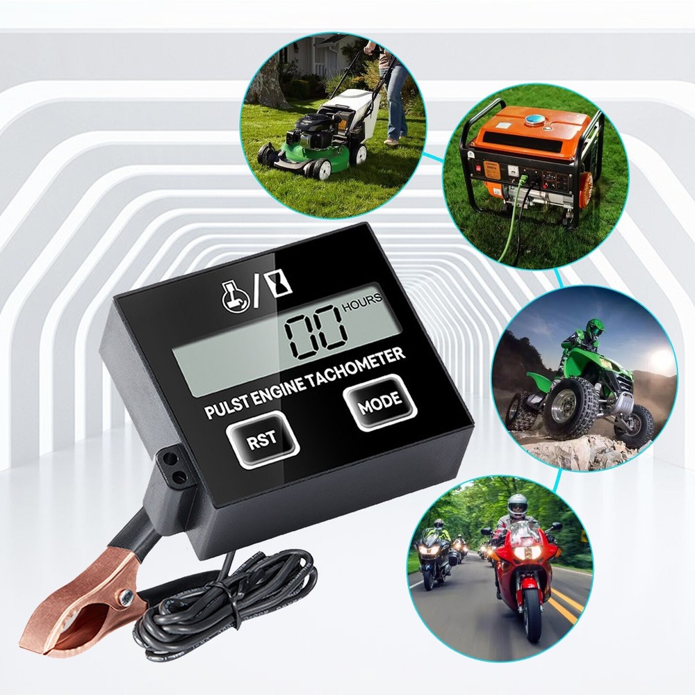 Digital Tachometer Small Digital Engine Tachometer Inductive Tachometer DigitjK