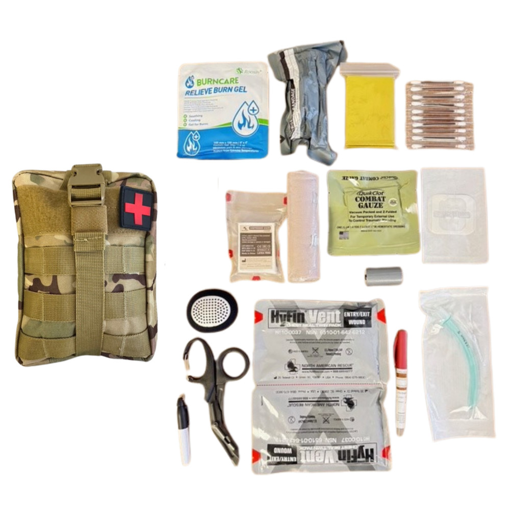 Combat Ready- Fully Stocked IFAK (TQ NOT included) Combat Medic Approved