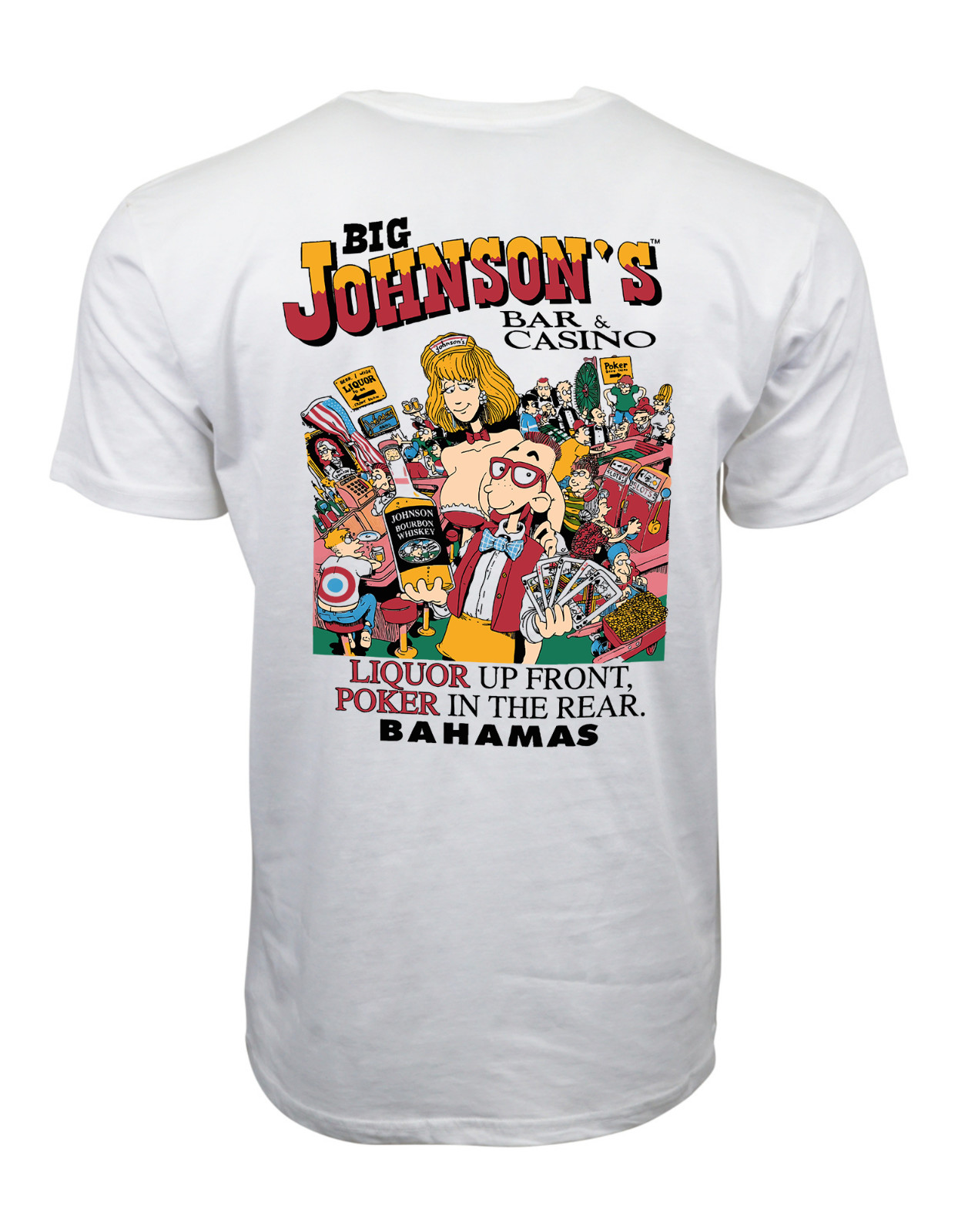 Big Johnsons Bar And Casino Graphic T Shirt