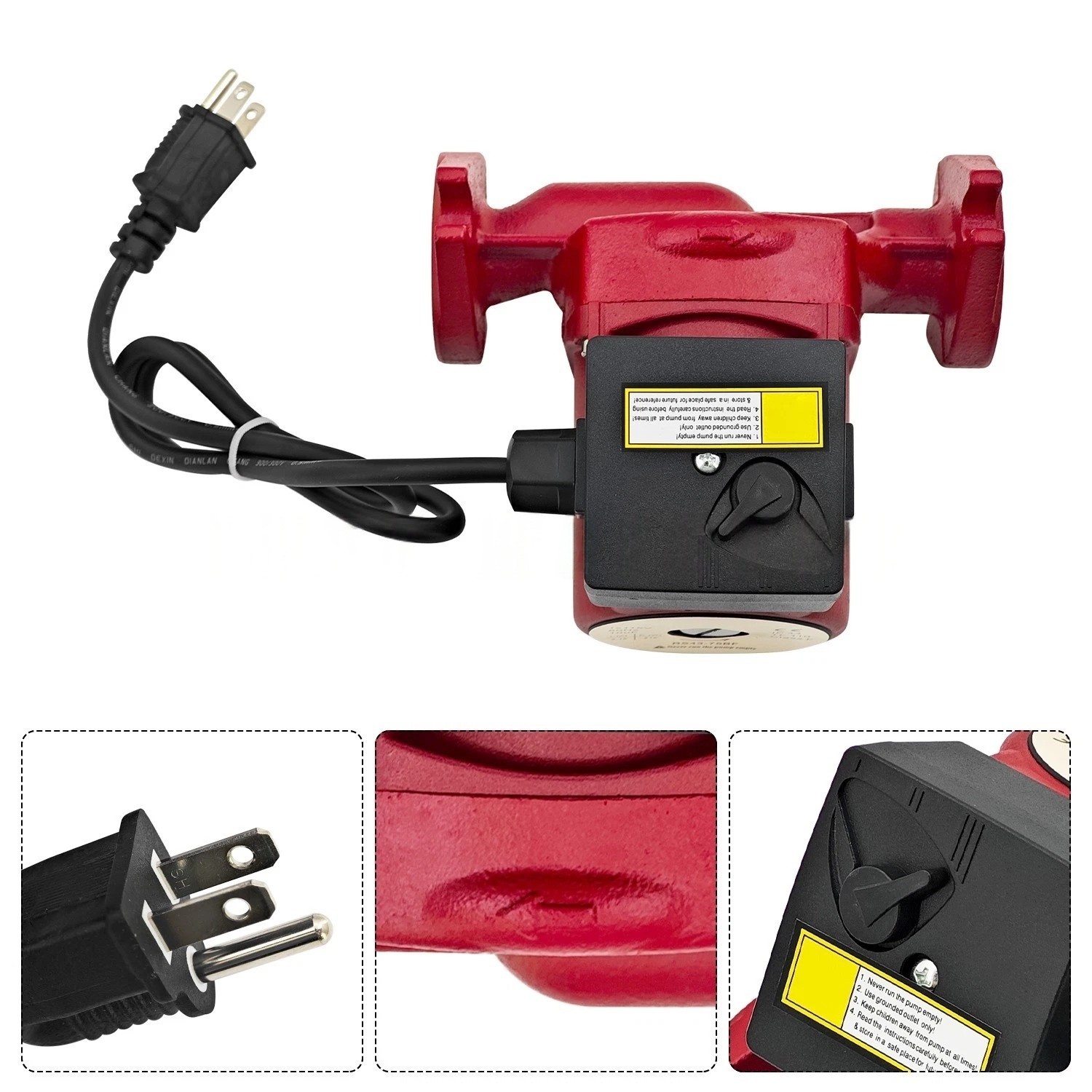 For Grundfos UP43-75BF Bronze Circulator Pump 115V 1-Speed 40.9GPM 1-1/2"Flange