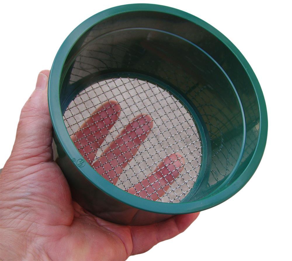 Stackable Plastic Sieve / 4 screens Classifying 1/4"-1/10"-1/30"-1/60" Mesh-Gold