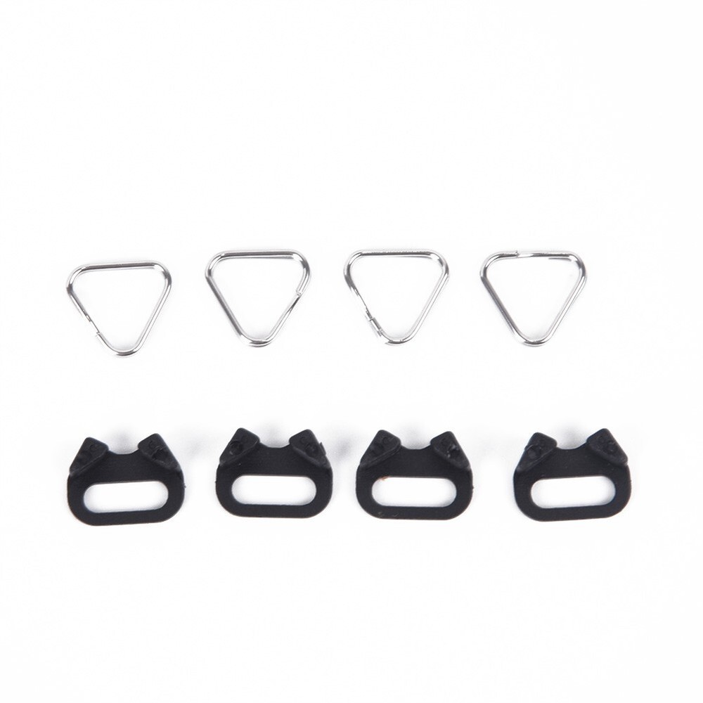 4pcs Triangular Split Rings for Camera Back Belt Strap Buckle Accessories