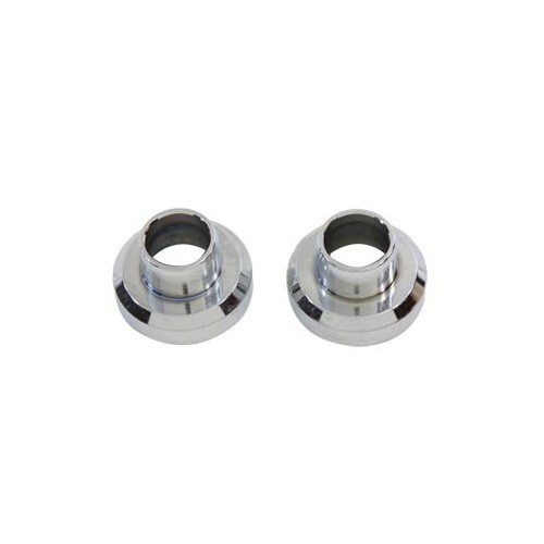 Chrome Fork Neck Cup Set for Harley Panhead Shovelhead Evolution 1960-87