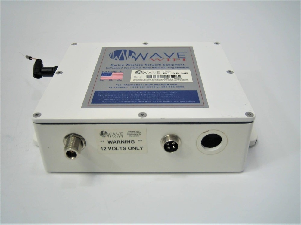 Wave Wifi EC-AP-HP High Performance Wi-Fi Access System w Power Cable - For P...