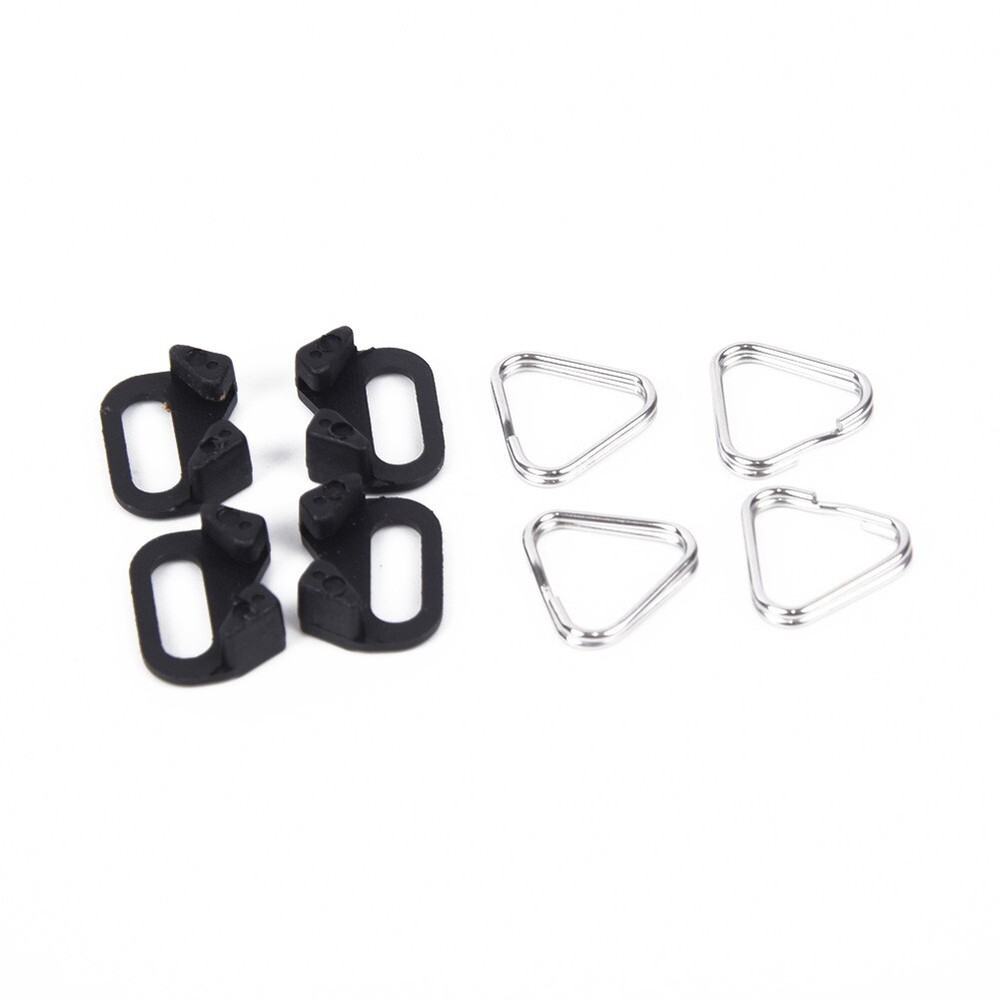 4pcs Triangular Split Rings For Camera Back Belt Strap Buckle Accessories New