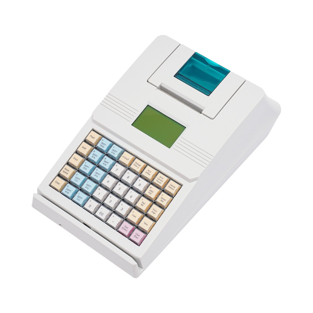 40-Keys Cash Register Tabletop Ratail Cash Register Rectangular Cashing System