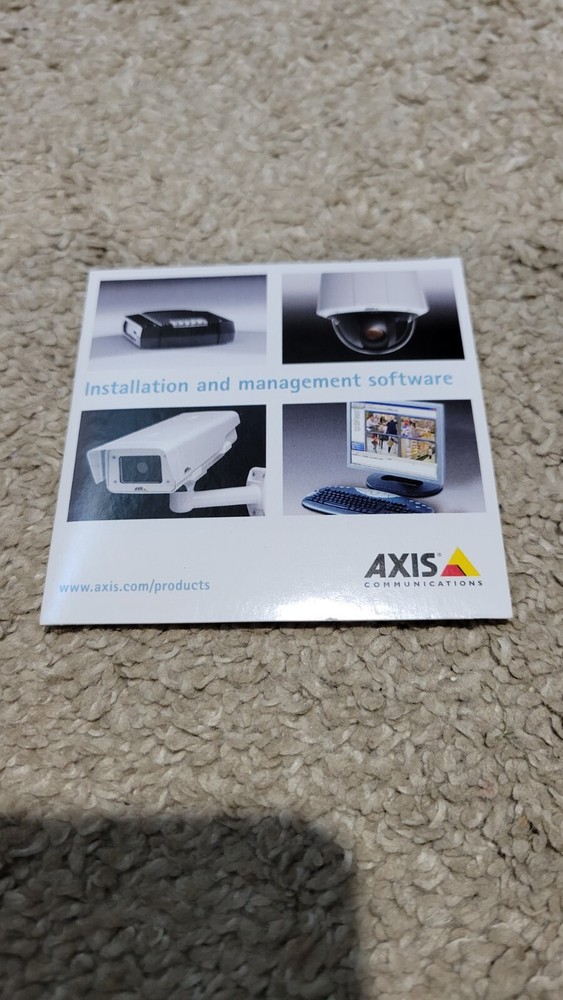 AXIS Installation And Management Software CD-ROM