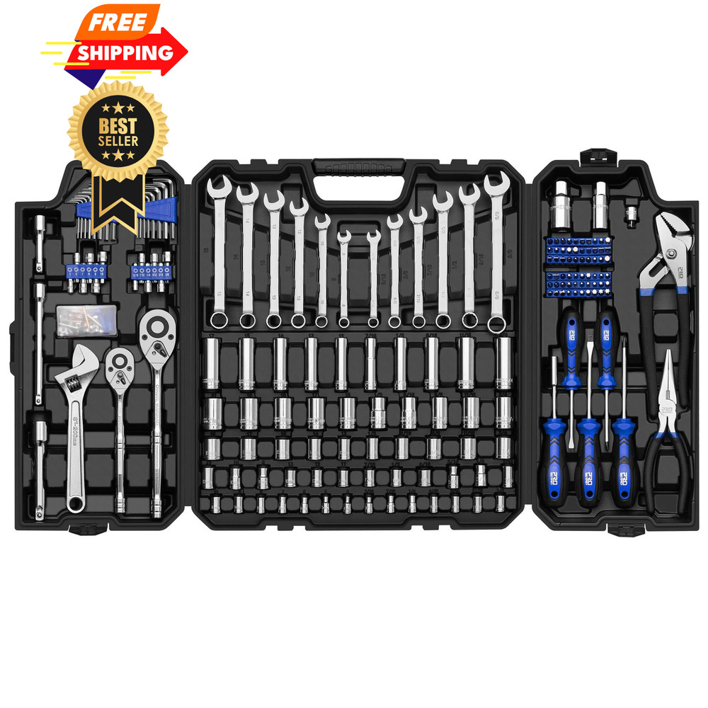 Prostormer 240-Piece Mechanics Tool Set, General Assorted