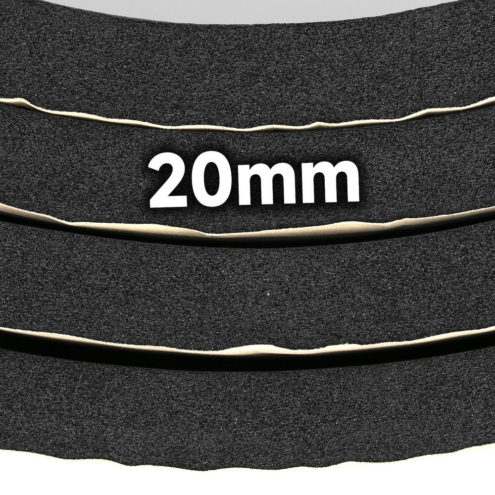 4PCS 8"x12" Black High Density Upholstery Foam Couch Mat Replacement Padding