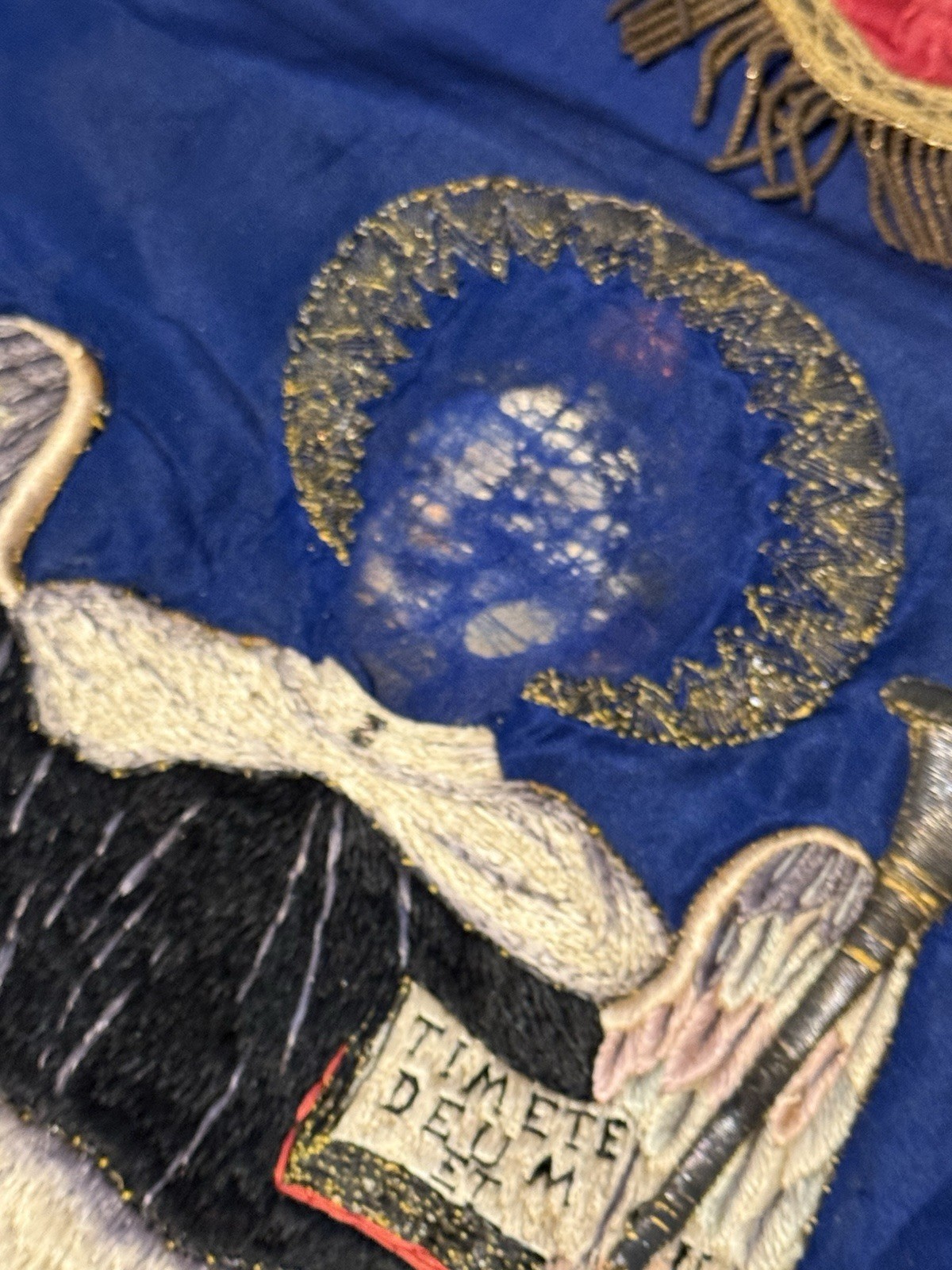 Vintage Catholic Processional Banner Dedicated To St Vincent Ferrer Banner