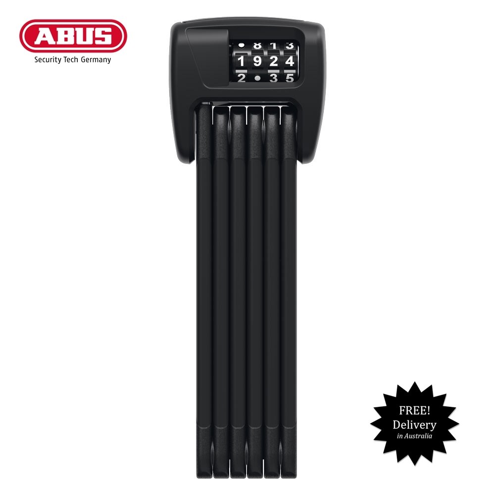 ABUS BORDO 6000C/90 Folding Link Combination Bicycle Lock 90cm Long