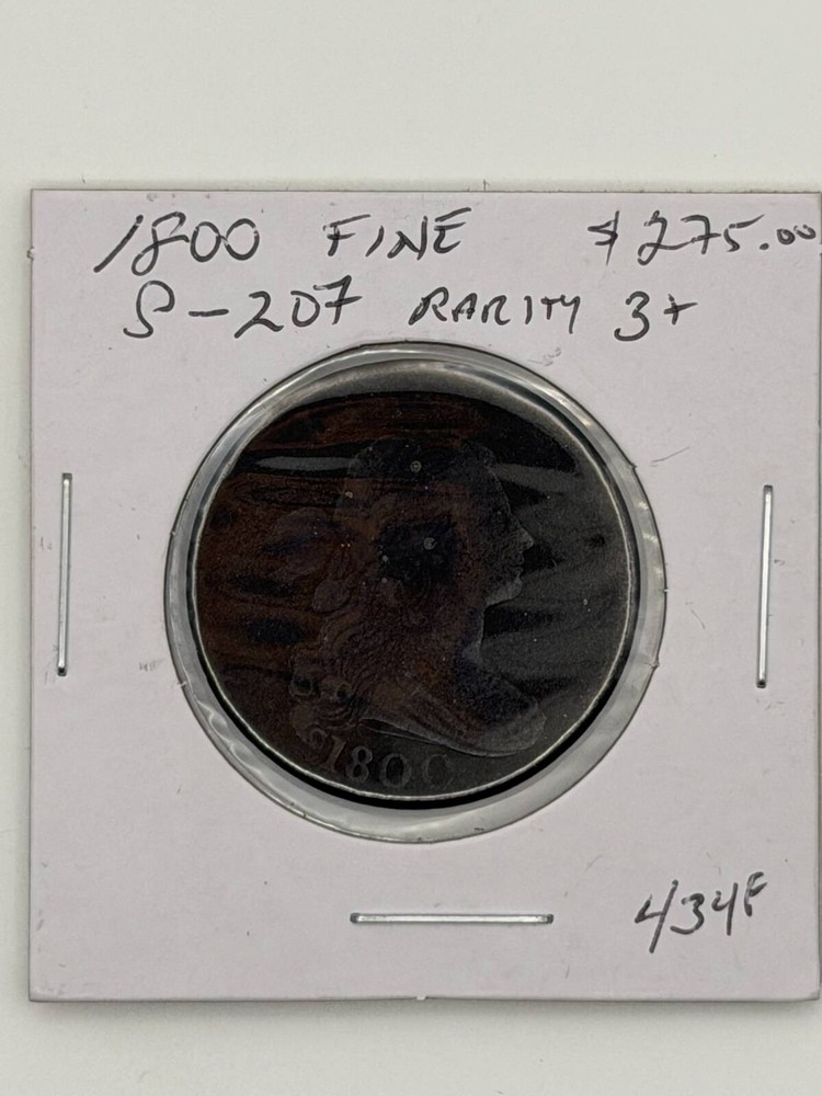 1800 Large Cents Draped Bust