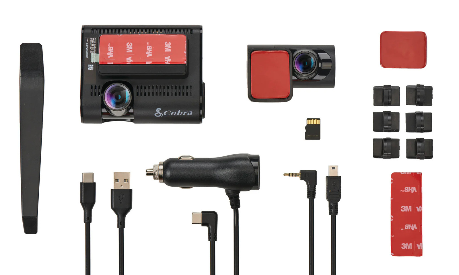 Cobra Smart Dual View Dash Cam SC 250R 4K 32 GB CarPlay Certified Refurbished