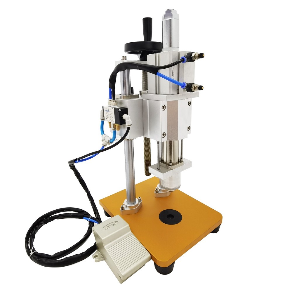 Pneumatic Xilin Bottle Sealing Machine Aluminum Plastic Cap Capping Machine 17MM