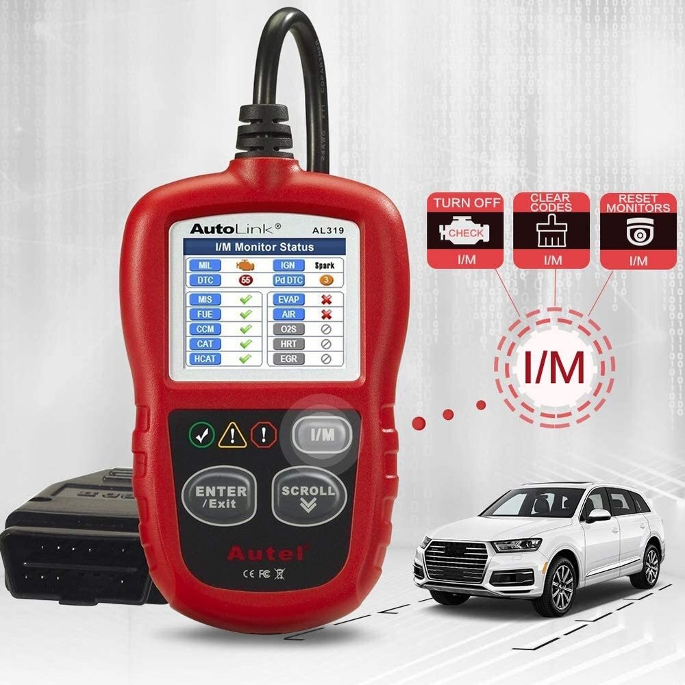 Autel Autolink AL319 OBD2 CAN OBDII Car Code Reader Diagnostic Scanner Tool NEW