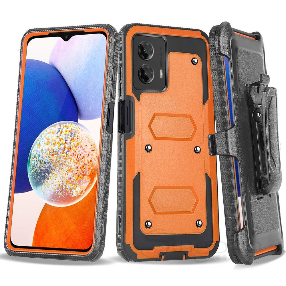 RUGGED FULL BODY SHOCKPROOF ARMOR Clip Holster Stand Case Cover SCREEN PROTECTOR