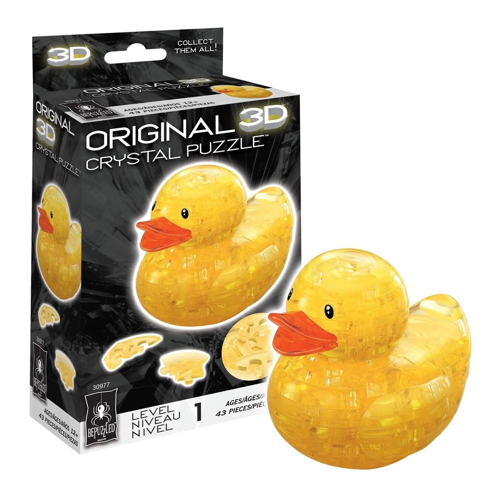 Original 3D Crystal Puzzle - Duck