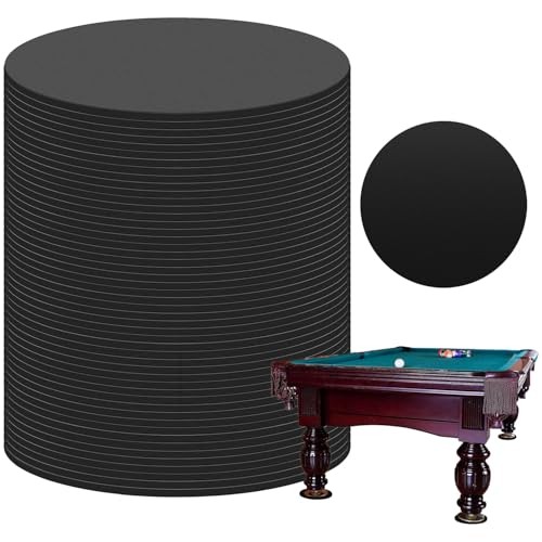50 Pcs Billiard Pool Table Leg Shims, 3" Diameter Rubber Pool Table Leveling