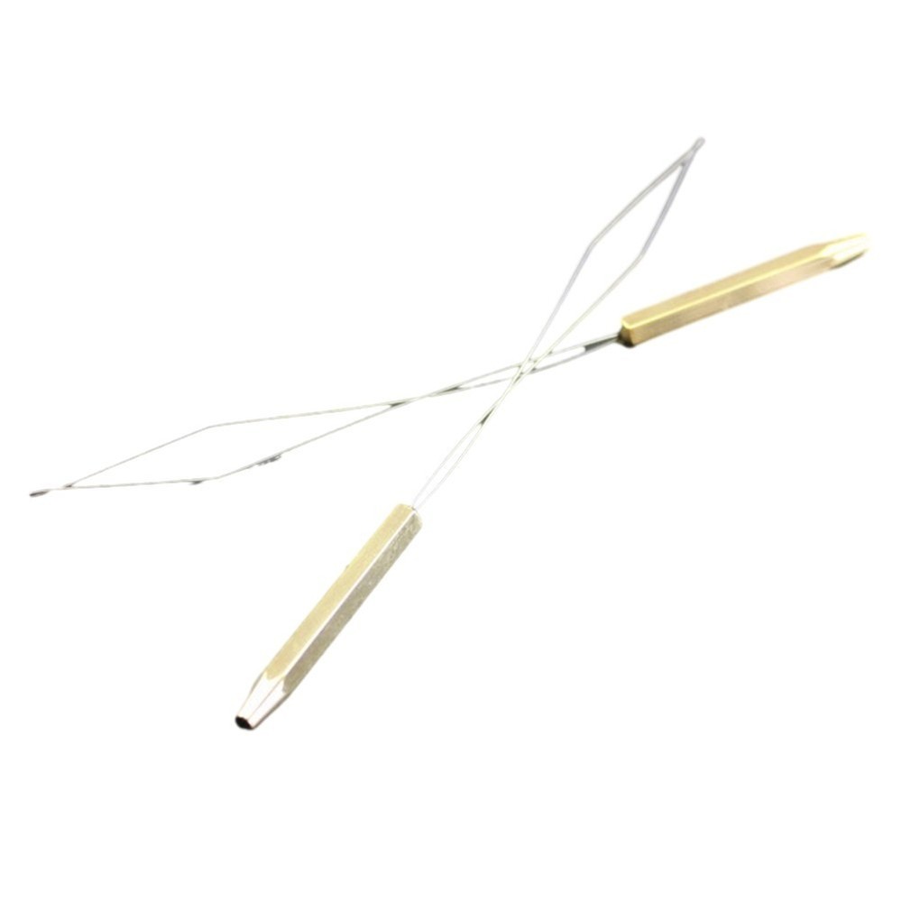Practical Stainless Steel Bobbin Threader for Fly Tying and Line Winding