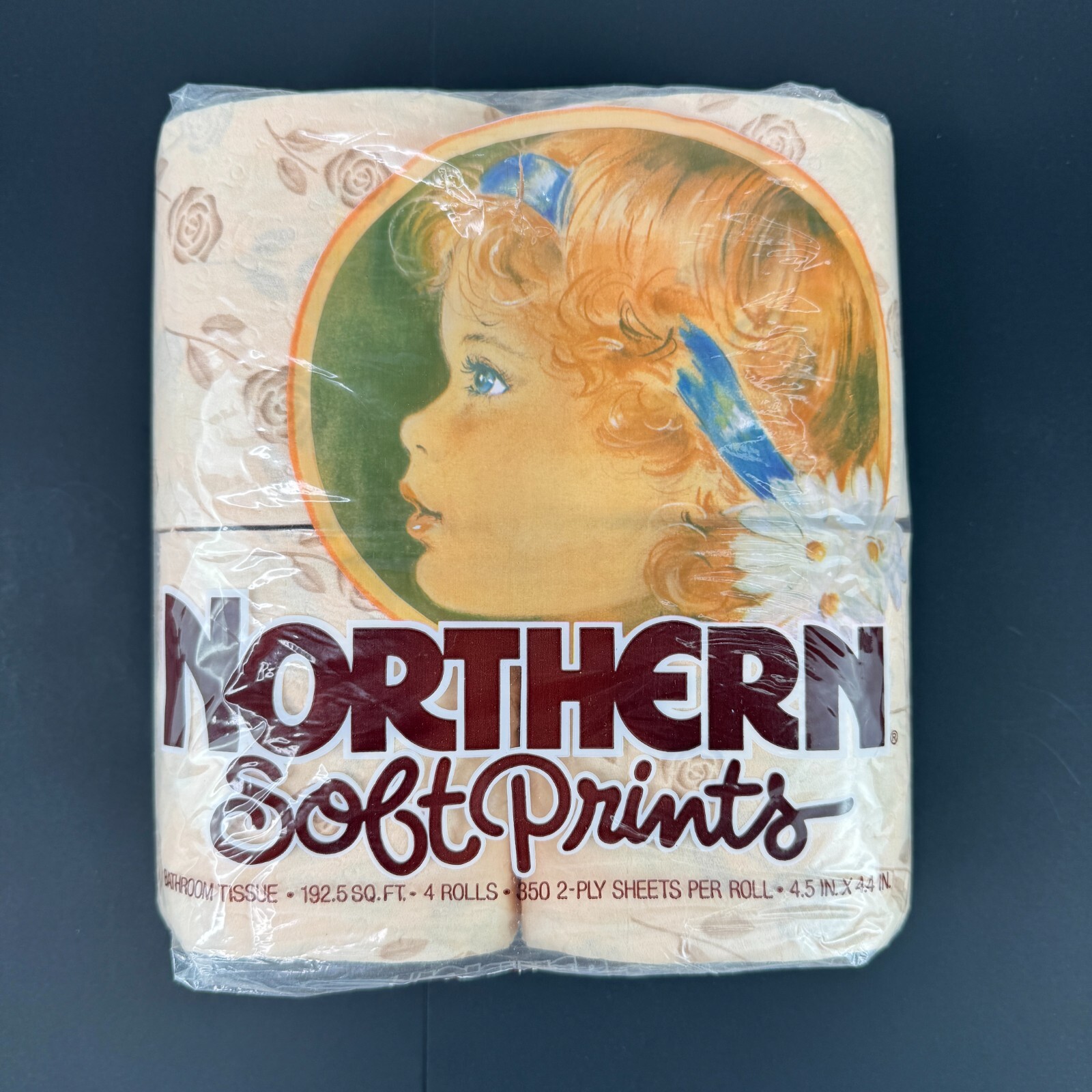 Vintage 1984 Northern Soft Prints Bath Tissue Toilet Paper Color Prop TV New NOS