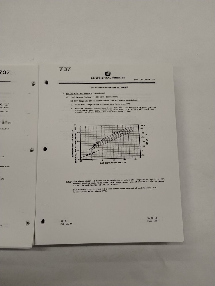 Continental 737-300 Flight Manual 1990-Copy