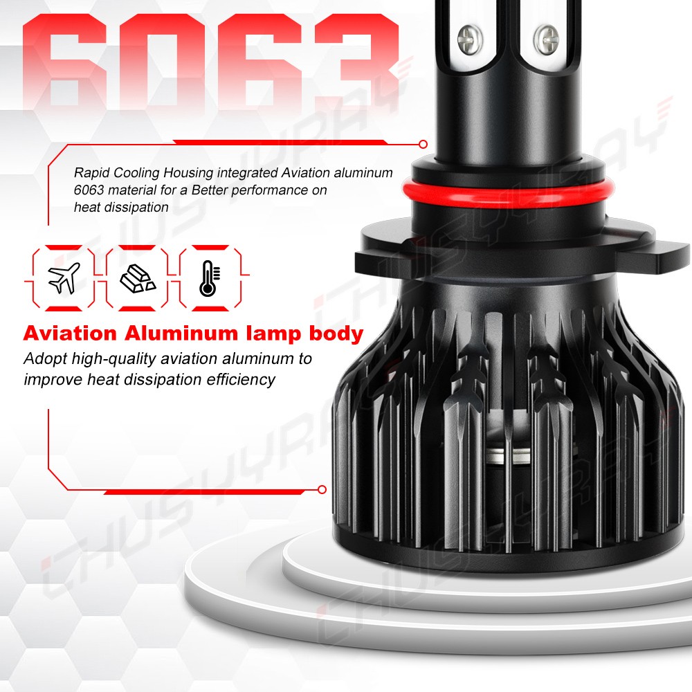 For 2010 Dodge Charger LED Headlight Low Beam 6000K White Bulbs super bright