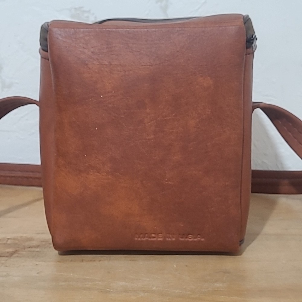 Vintage Kodak Handle Instant Camera Case Mint Condition Brown
