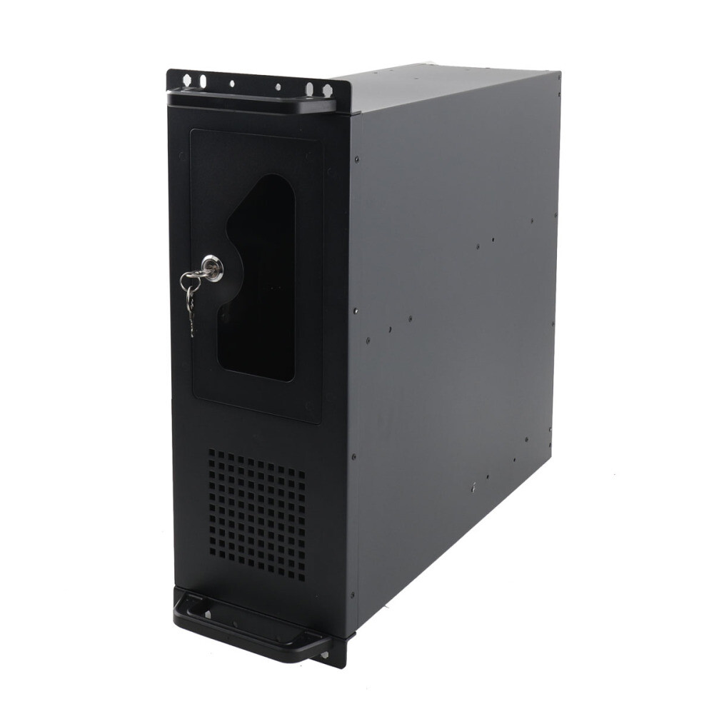 4U Rack Mount Industrial Server Computer Case Dual USB 2.0 connector w/ Keys