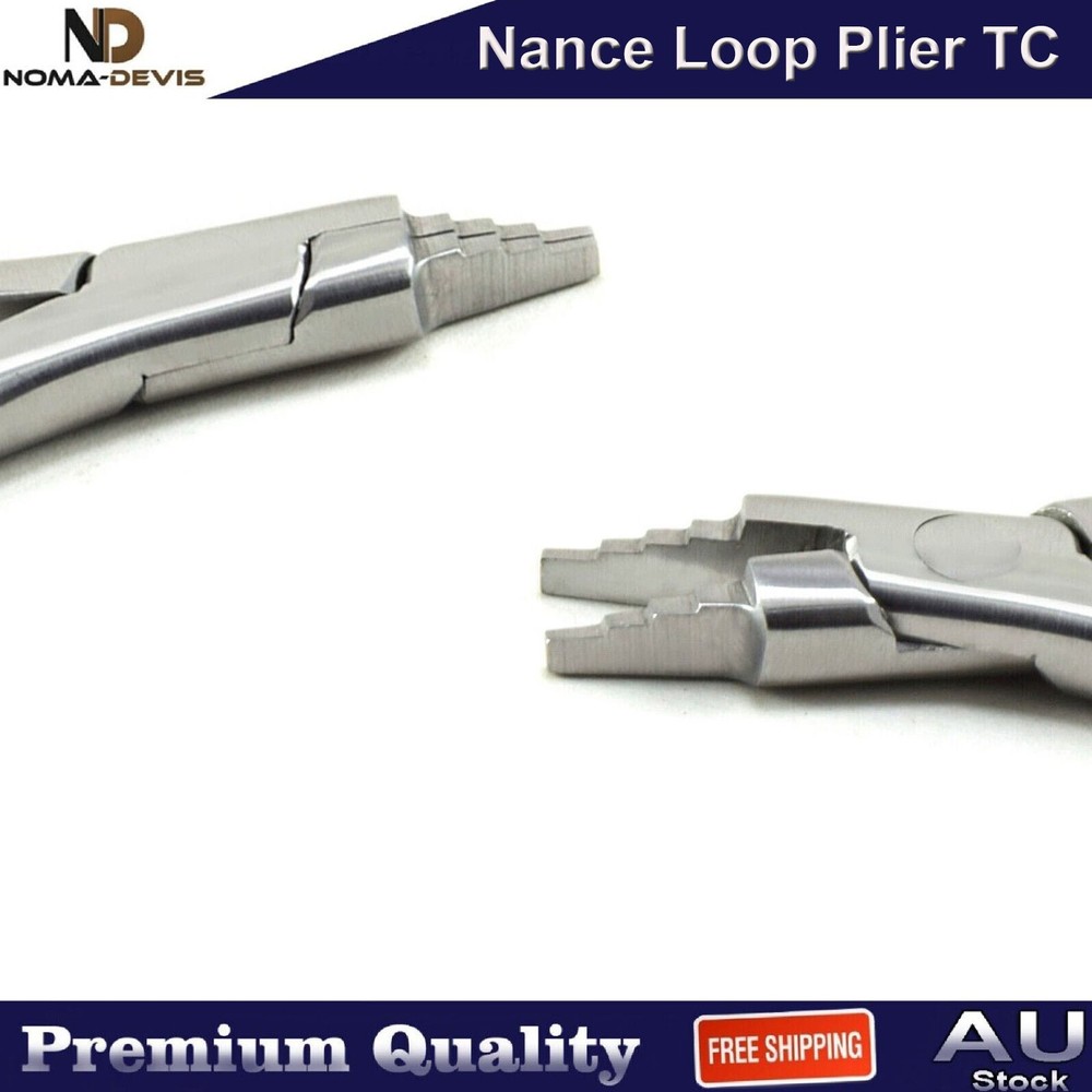 Orthodontic Wire Bending Nance Loop Plier TC Loop Forming Dental Instruments CE