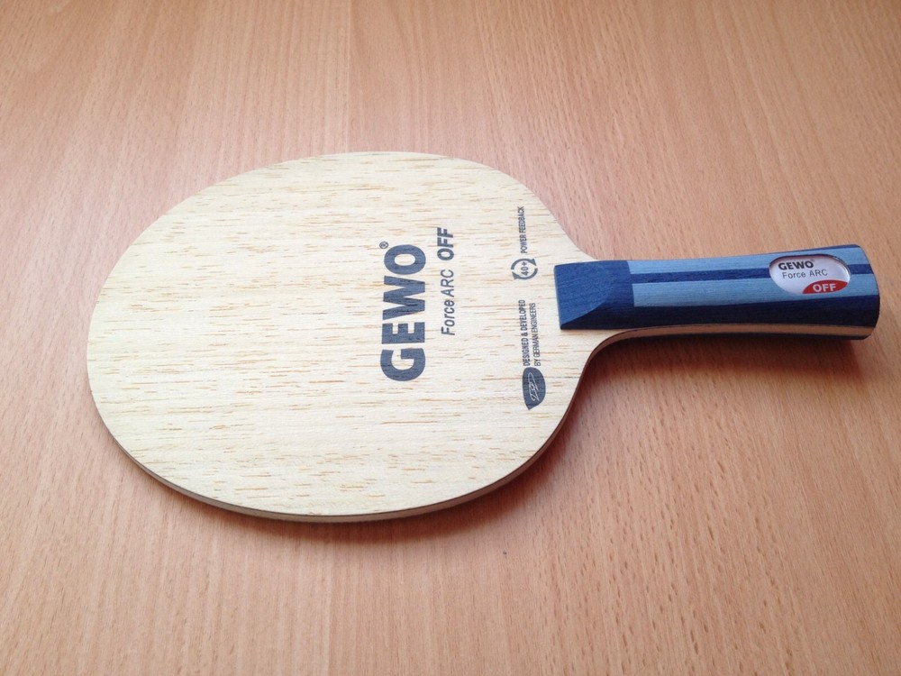 Gewo Force Arc table tennis blade, ST handle