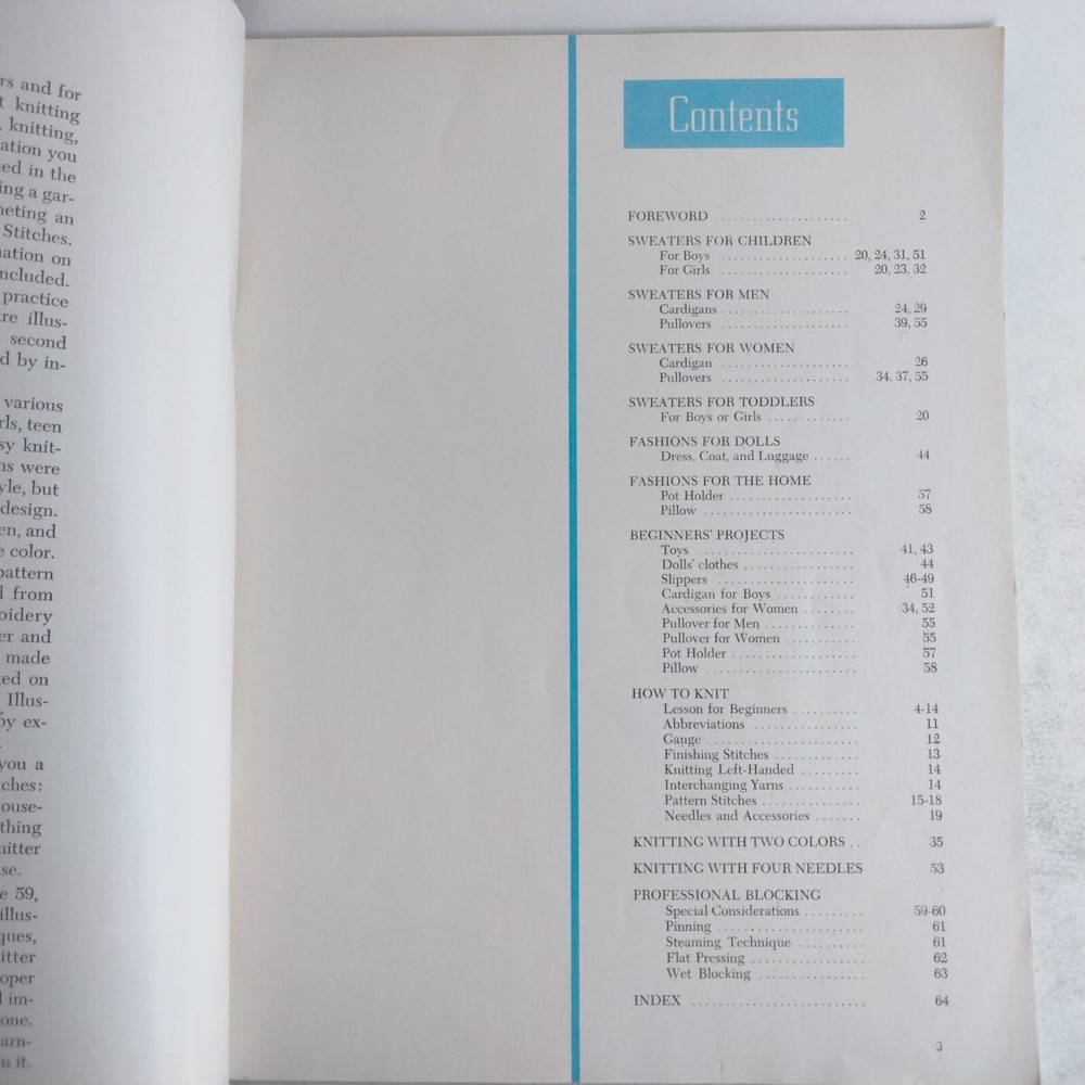 McCall's Knitting Step By Step Instructions For Beginners Book 3 Learn How To