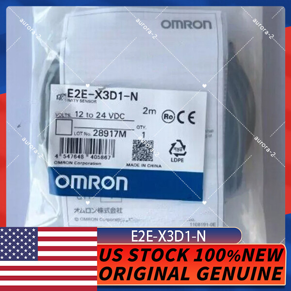 New Sealed Omron E2E-X3D1-N Proximity Switch Free Shipping