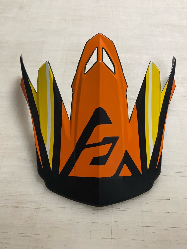 Answer Racing AR5 KORZA Black / Orange / Yellow Replacement Helmet Visor