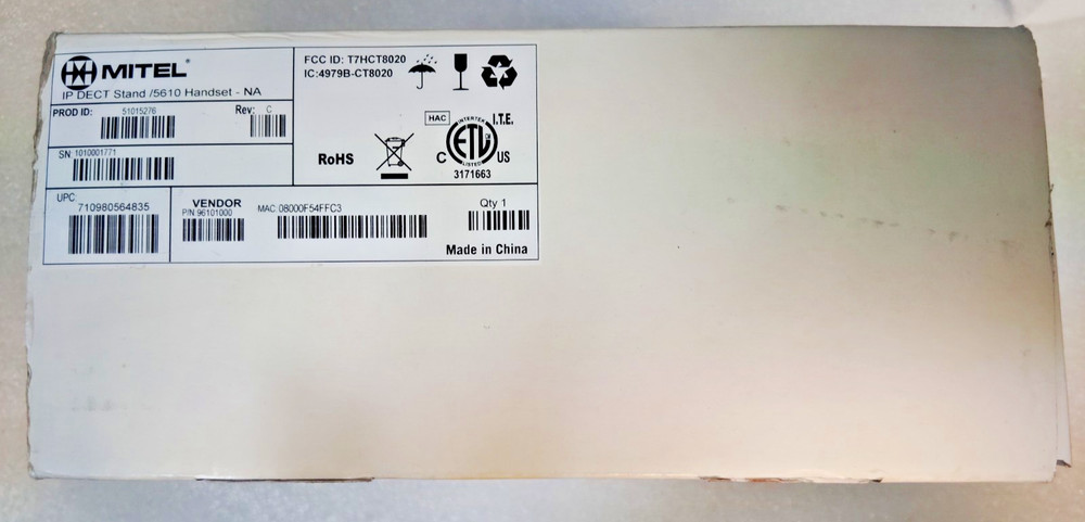 Mitel IP DECT Stand /5610 Handset 51015276