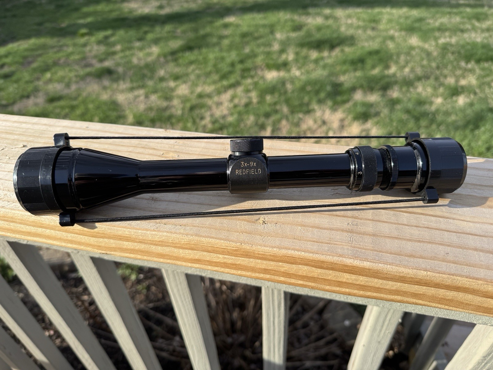 Vintage Redfield 3x-9x Fine Crosshair w/ Center Dot Gloss Rifle Scope USA Made