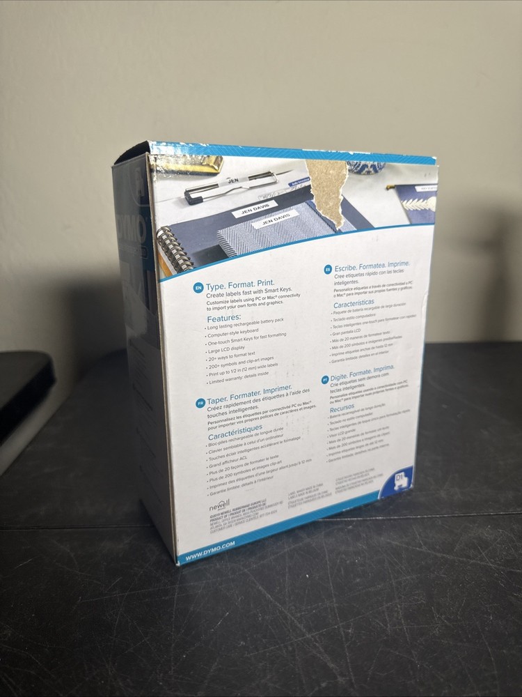 Dymo LabelManager 280 Hand-Held Label Maker Missing Charger Adapter
