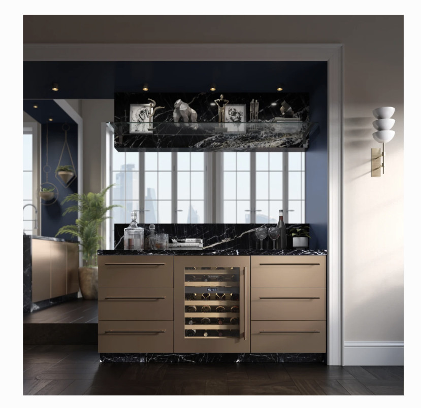 Sub-Zero Designer Series DEU2450WL 24 Inch Panel-Ready Under Counter Dual Zone