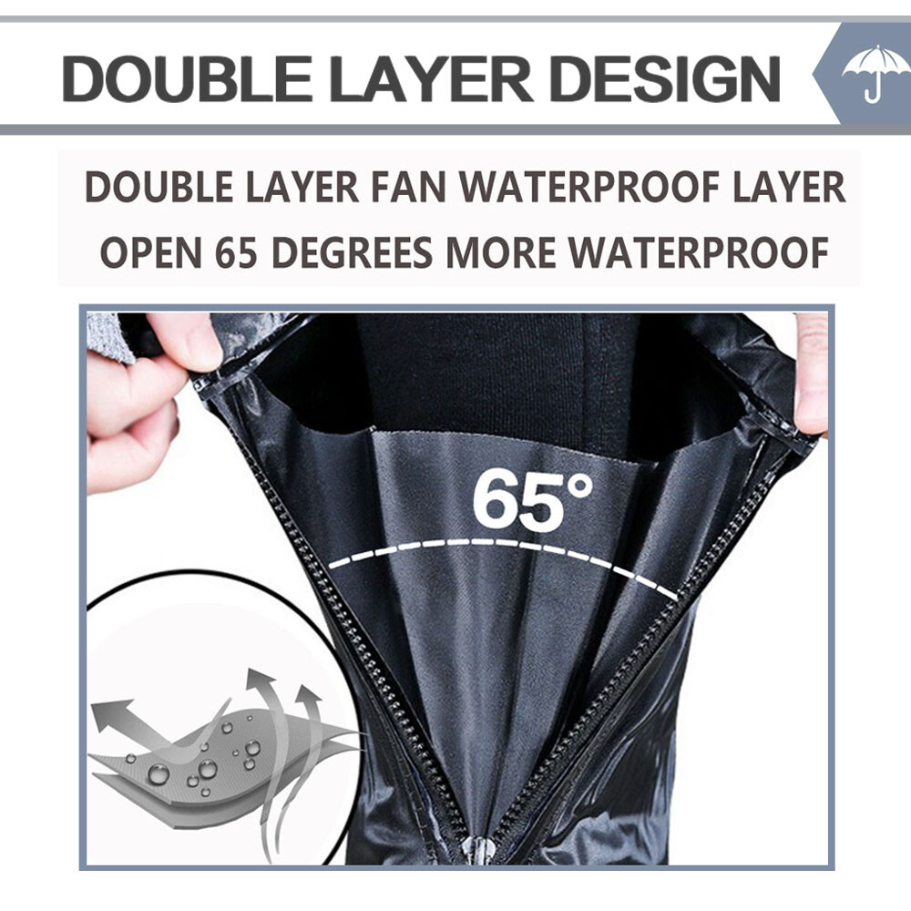 Anti-slip Silicone Rain Shoe Covers Reusable Waterproof Shoes Cover Protector