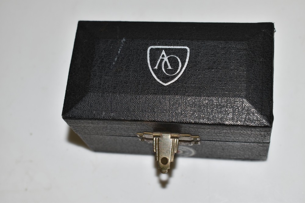 ^^ AO Spencer Microscope Screw Micrometer Eyepiece with Case (FEA13)