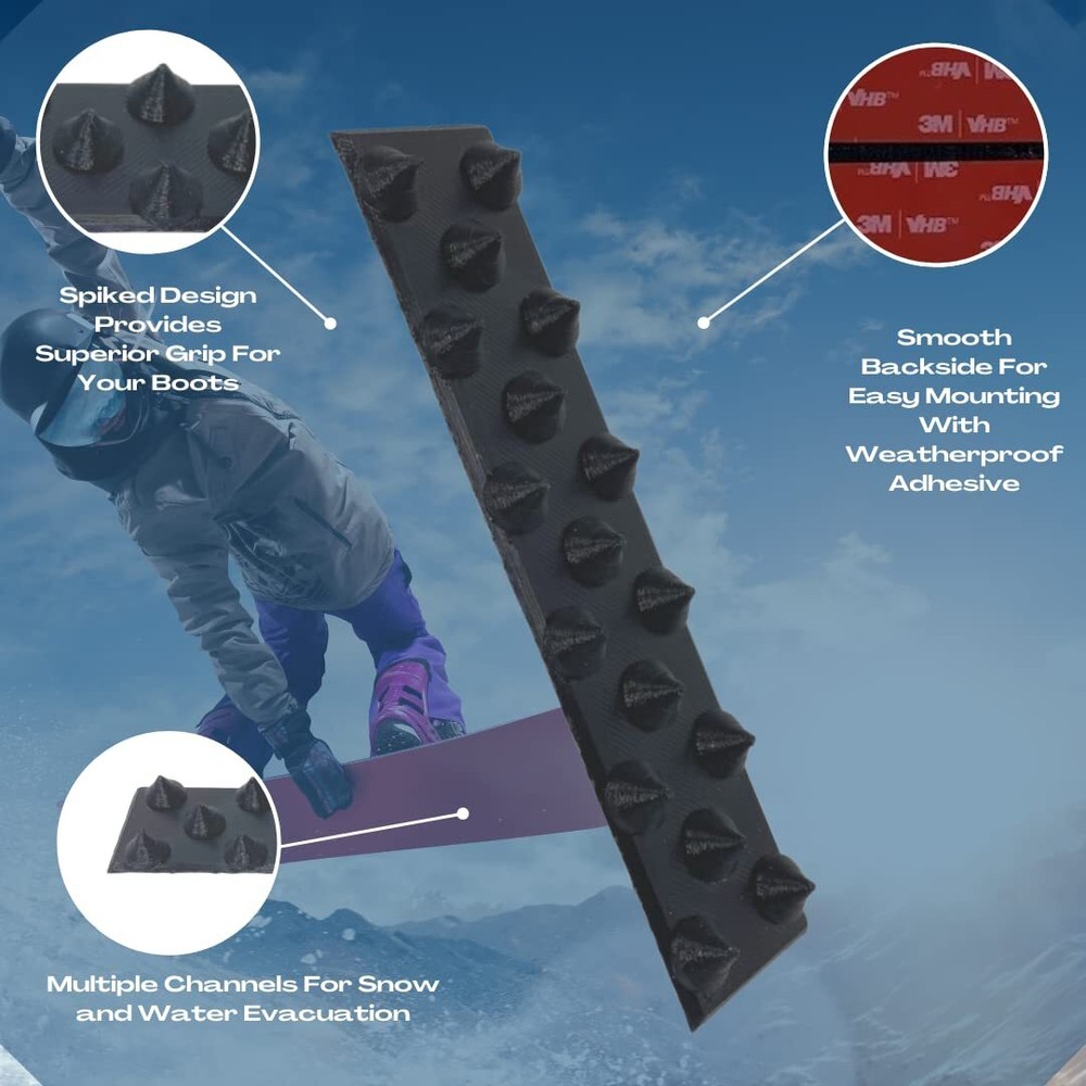 Snowboard Stomp Pad - Low Profile Spike Pattern - Specialized Stomp Pad