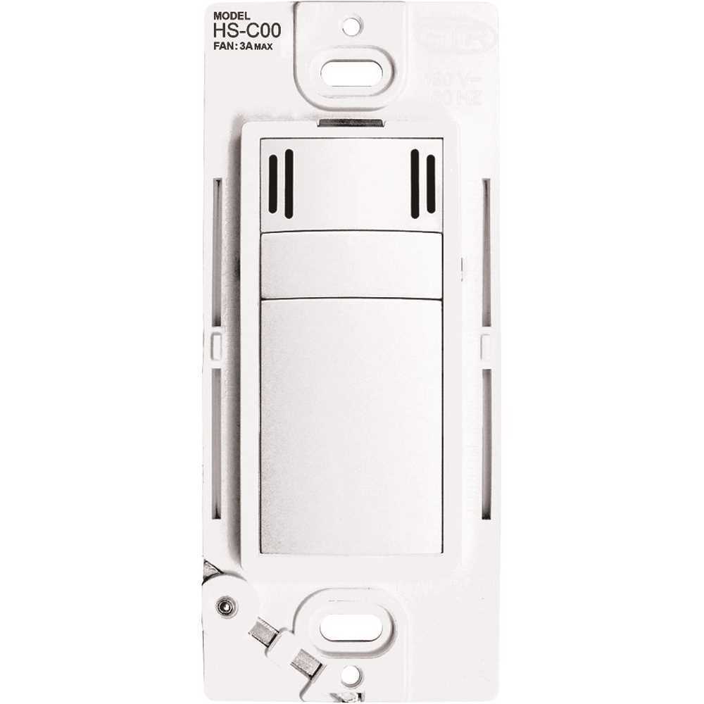 Condensation Fan Control (Humidity Sensor) with Countdown Timer in White (120-Vo