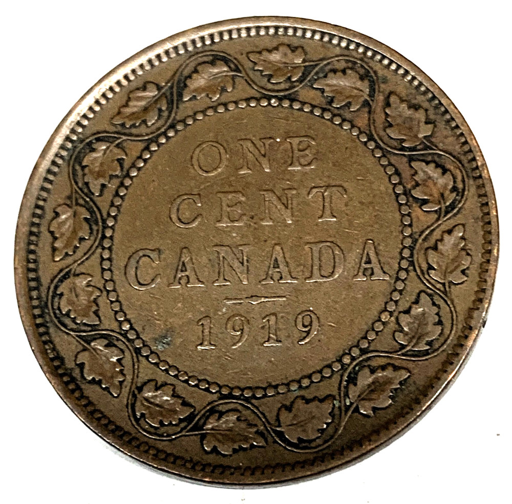 # C2265   CANADA   COIN,     LARGE CENT   1919