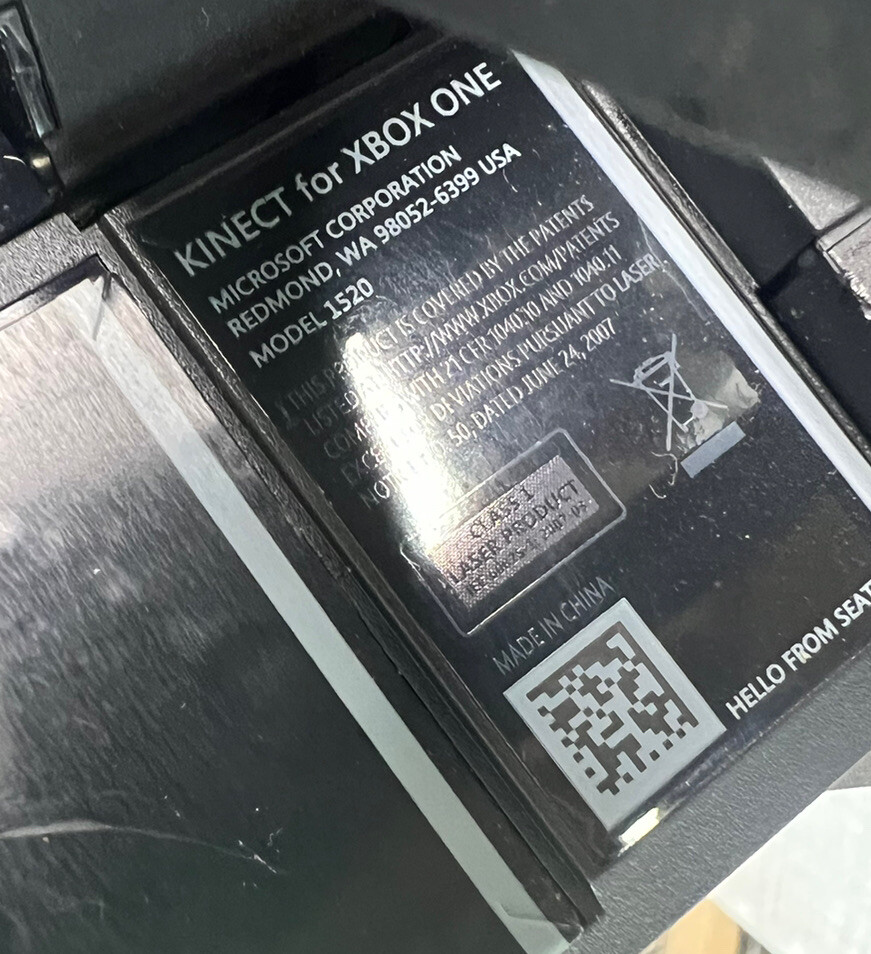 Microsoft Xbox One Kinect Motion Sensor Camera Model 1520