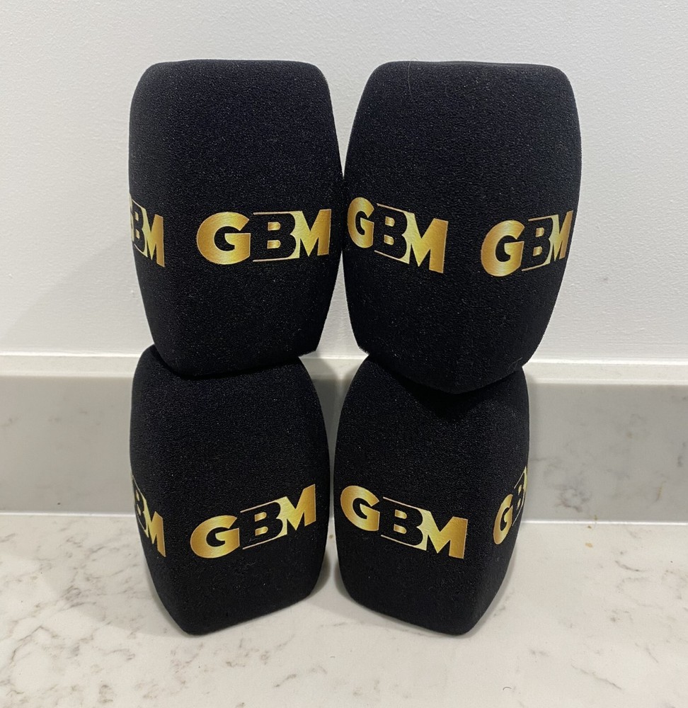 Custom printed Logo 4 sided square microphone Foam Windshield Pop Filter Cover