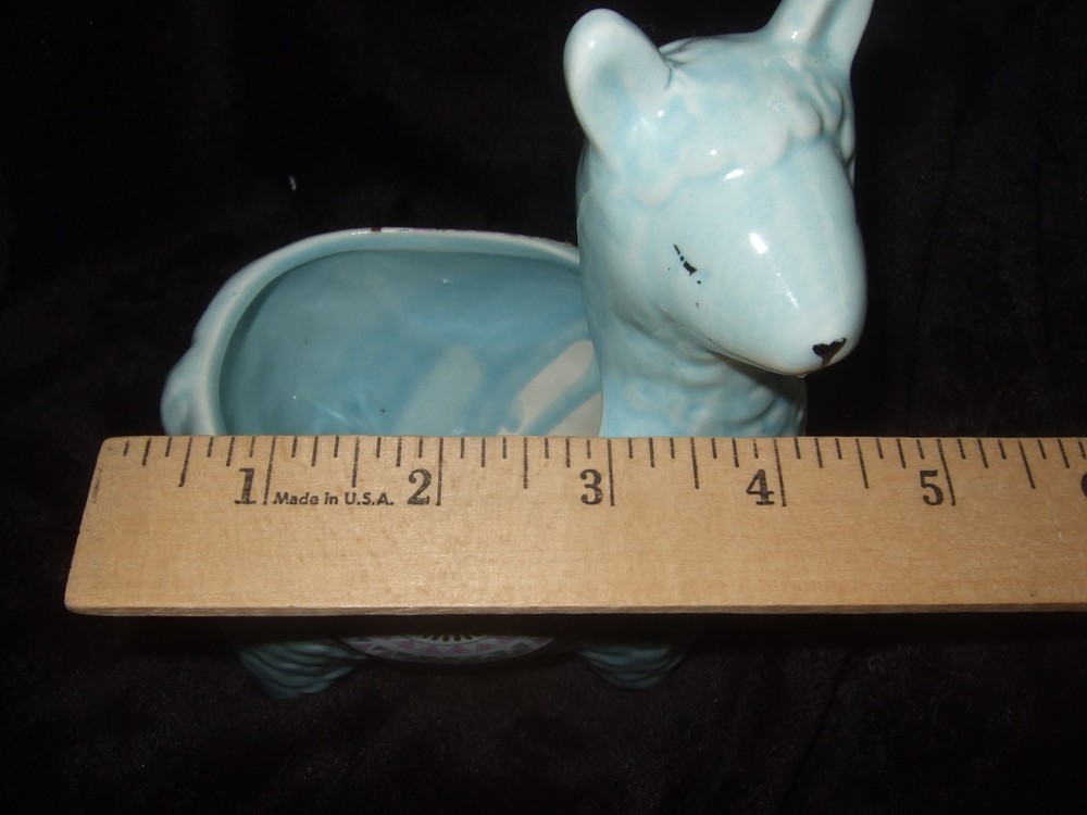 Blue Multicolor Llama / Alpaca Succulent planter