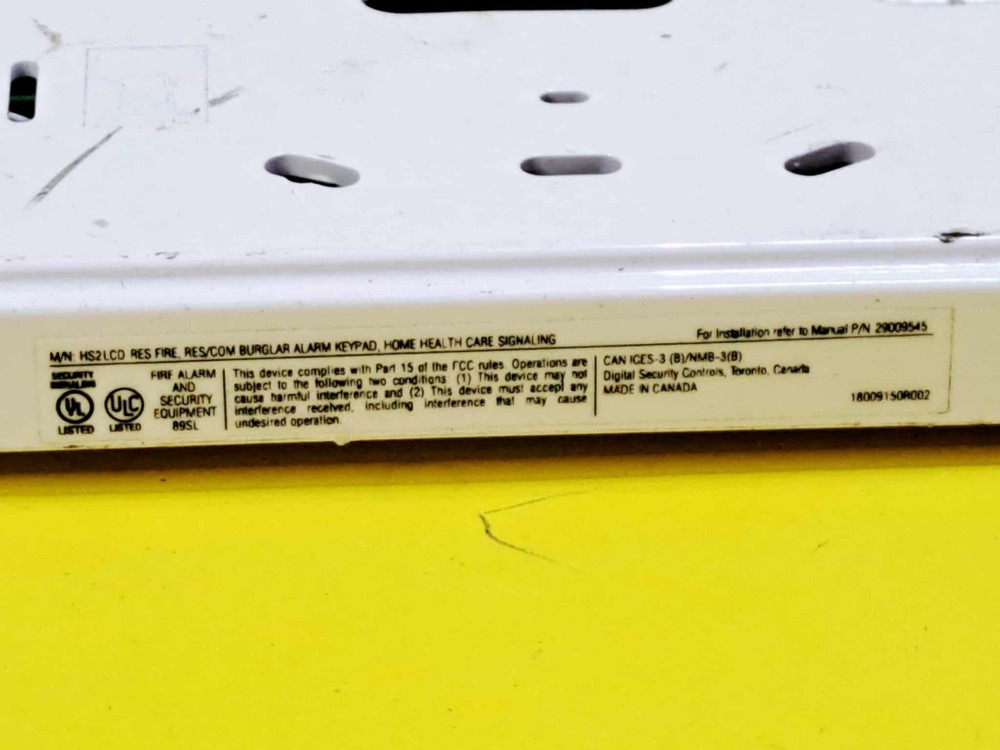 🔥DSC HS2LCD FULL-MESSAGE LCD SECURITY KEYPAD HARDWIRED ALARM PANEL ACCESSORY🔥