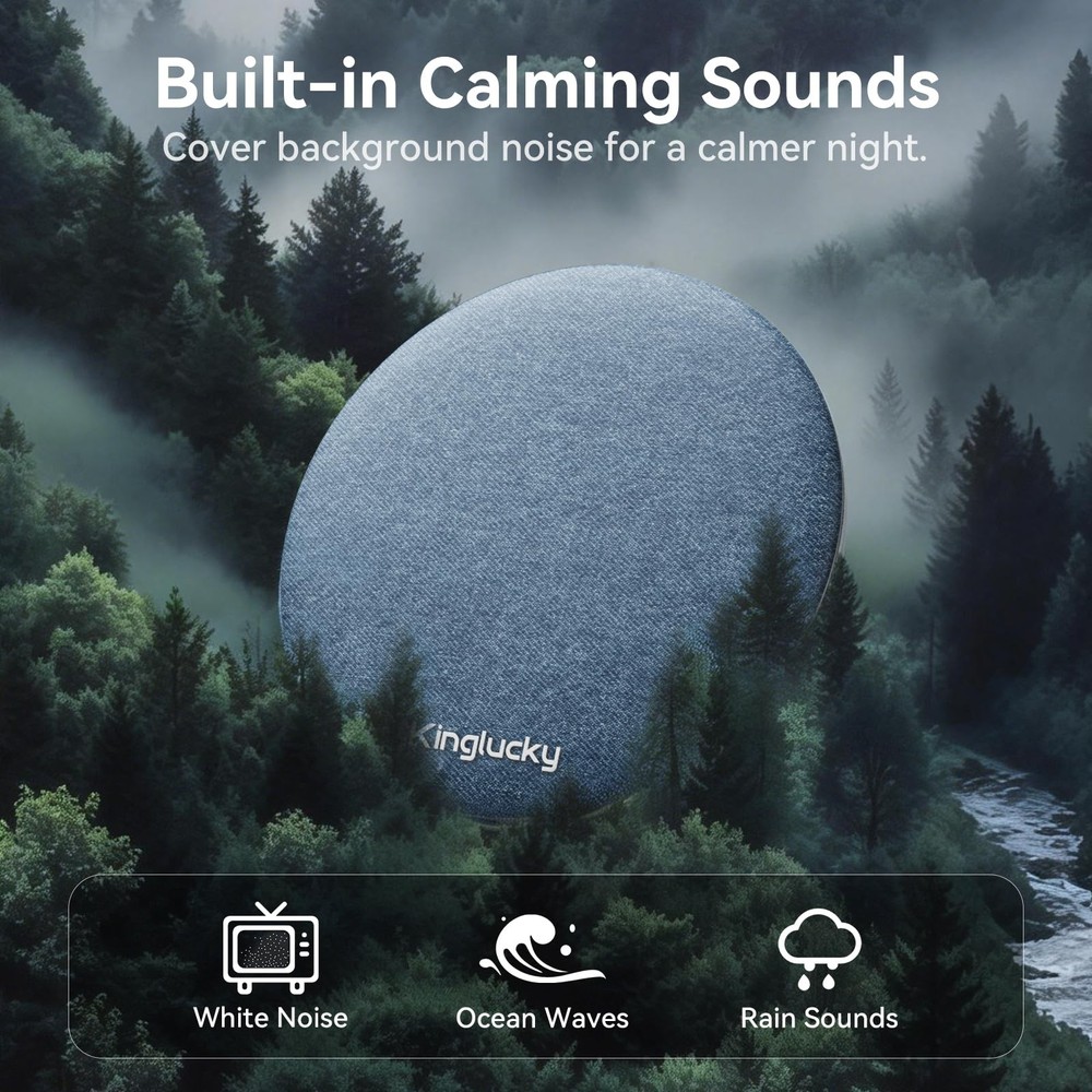 Pillow Speaker for Sleeping, Mini Bluetooth Speaker Under Pillow with Built-i...