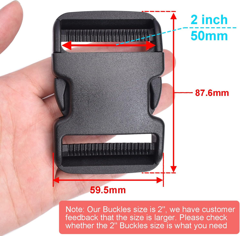 Quick Side Release Plastic Buckle Clips Snaps for Webbing