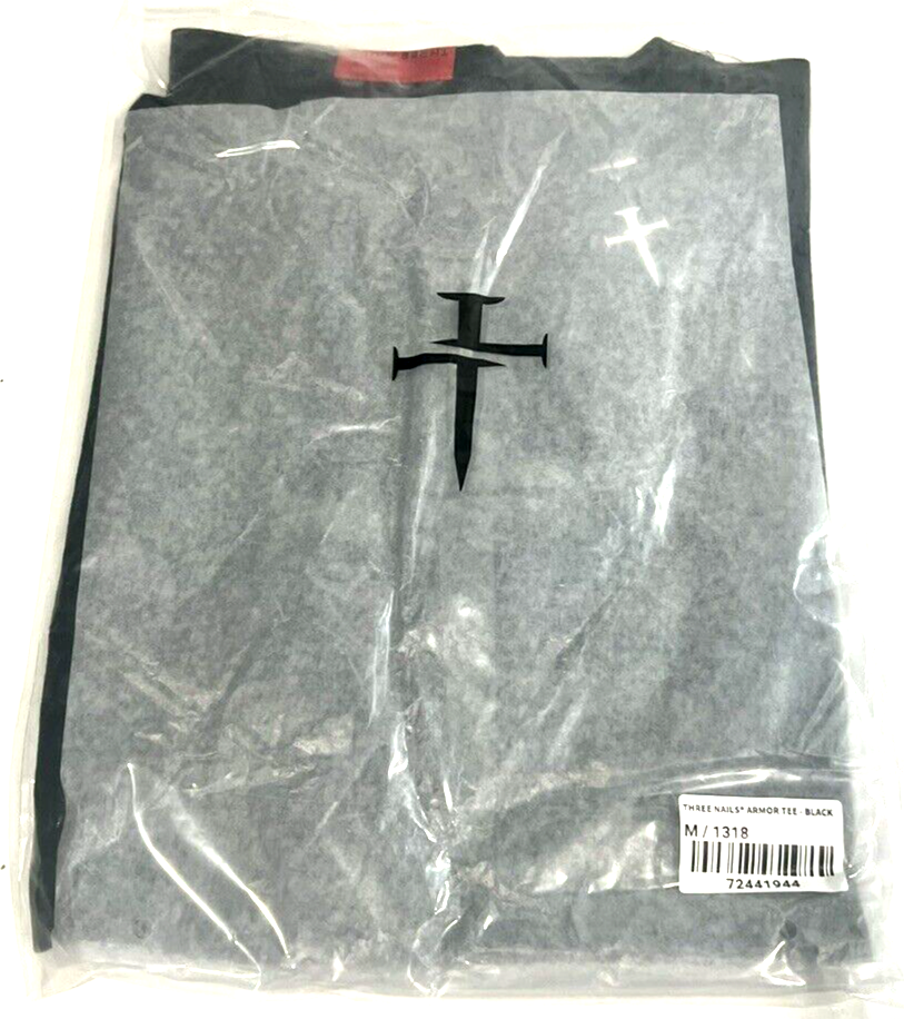 Three Nails Men's Athletic Armor Tee Shirt Medium ($36 MSRP)